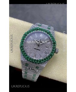 Royal Oak 15400 Iced Out Super Clone Edition 15 Super Clone Watch 