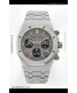 Royal Oak Chronograph 26240BC Frosted Grey Dial Super Clone Watch