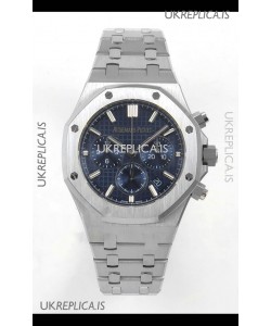 Royal Oak Chrono 26240 Blue Dial Steel Caing Super Clone Watch 