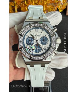 Royal Oak Chrono 26231 Steel Casing Rubber Strap Super Clone Watch 
