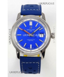 Top Time B31 38mm Blue Dial Red Seconds Hands Super Clone Watch 