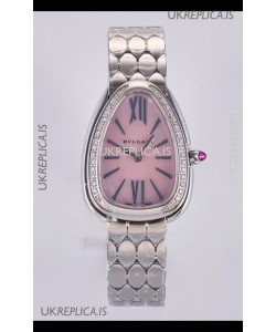 Serpenti Seduttori Pink Pearl dial in Steel Casing Super Clone Watch