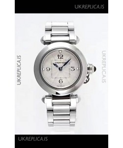 Pasha De Cartier Steel Casing Watch 30MM Super Clone Watch 
