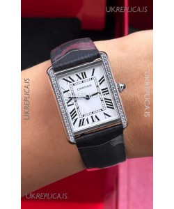 Cartier Tank Solo 27mm Steel Case Swiss Quartz Super Clone Watch 