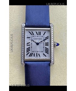 Cartier Tank Louis 25MM Swiss Quartz Movement Blue Strap 