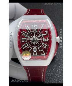 Franck Muller Vanguard Yachting White Ceramic Super Clone Watch 