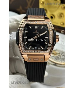 Hublot Spirit of Big Bang Rose Gold Black Dial 39MM Super Clone Watch 