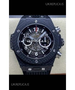 Hublot Big Bang Unico Carbon Fiber Watch 45MM Super Clone Watch 