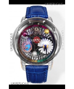 Jacob & CO Astronomia G-Dragon Steel Casing Blue Strap Tourbillon Swiss Replica Watch