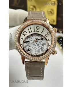 Jaeger-LeCoultre Rendez-Vous Rose Gold Super Clone Watch 