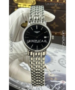 Longines Présence Automatic Black Dial 39MM Super Clone Watch 