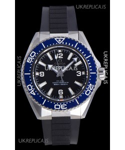 Omega Seamaster Planet Ocean Blue Bezel Rubber Strap 42MM Super Clone Watch 