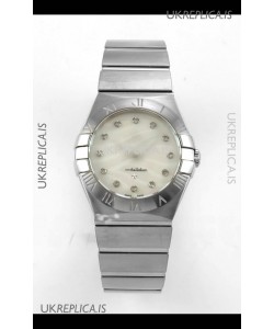 Omega Constellation 28MM Pearl Textured Dial QUARTZ Super Clone Watch 