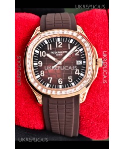 Patek Philippe Aquanaut 5167 Rose Gold Brown Dial 38.5MM Watch