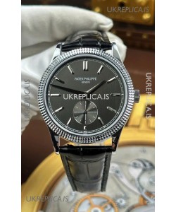 Patek Philippe Calatrava 6119G Stainless Steel Grey Dial Super Clone Watch 
