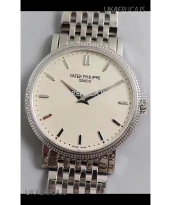 Patek Philippe Calatrava 5120G Stainless Steel White Dial Super Clone Watch 