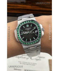Patek Philippe Nautilus 5723 Black Dial Red Rubies Super Clone Watch 