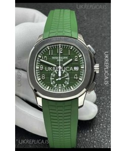 Patek Philippe Aquanaut 5968 Steel Case Green Dial Super Clone Watch 