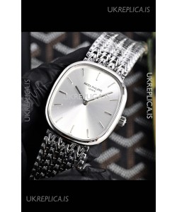 Patek Philippe Golden Ellipse 5738 Steel Dial Super Clone Watch 