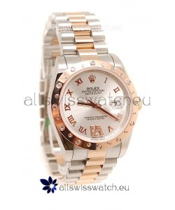 Rolex DateJust Mid-Sized Gold Japanese Replica Watch 
