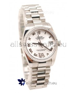 Rolex Oyster Perpetual Datejust Diamonds VI Japanese Replica Watch -36MM