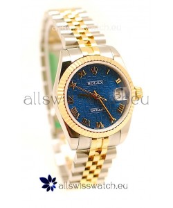 Rolex DateJust Mid-Sized Japanese Replica Two Tone Watch