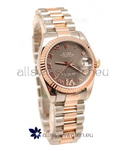 Rolex Oyster Perpetual Datejust Diamonds VI Japanese Replica Watch -36MM