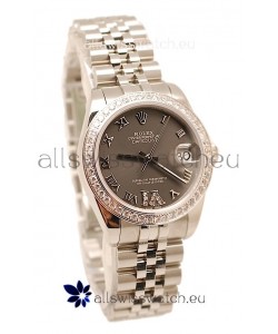Rolex Oyster Perpetual Datejust Diamonds VI Japanese Replica Watch -36MM