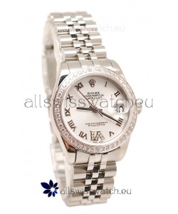 Rolex Oyster Perpetual Datejust Diamonds VI Japanese Replica Watch -36MM