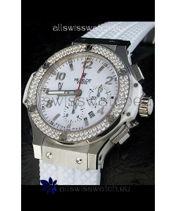 Hublot Big Bang Swiss Replica Watch Diamonds Bezel