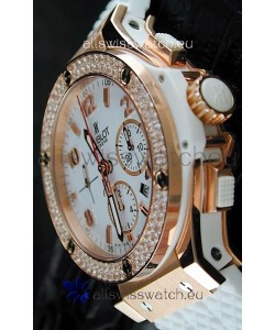 Hublot Big Bang Swiss Replica Watch in Rose Gold