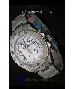 Rolex Yachtmaster II Swiss Replica Watch in White Dial