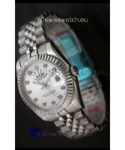 Rolex Datejust Oyster Perpetual Superlative ChronoMeter Japanese Replica Watch in Diamond Markers