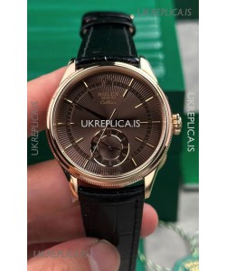 Rolex Super Clone Cellini 50525 Brown Dial Rose Gold Super Clone Watch 