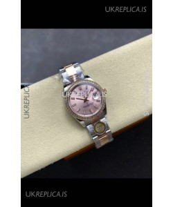 Rolex Super Clone Datejust 31MM Pink Dial Rose Gold Oyster Super Clone Watch 
