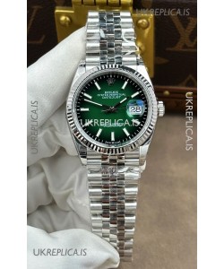 Rolex Datejust 126234 Ombre Green Dial Jubilee Super Clone Watch 41MM