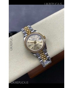 Rolex Super Clone Datejust 31MM Gold Dial Yellow Gold Super Clone Watch 