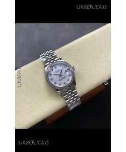Rolex Super Clone Datejust 31MM Pearl Dial Steel Case Super Clone Watch 