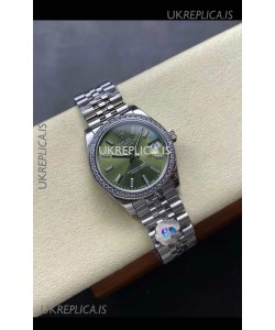 Rolex Super Clone Datejust 31MM Green Dial Steel Case Super Clone Watch 