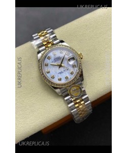 Rolex Super Clone Datejust 31MM Pearl Dial Yellow Gold Super Clone Watch 
