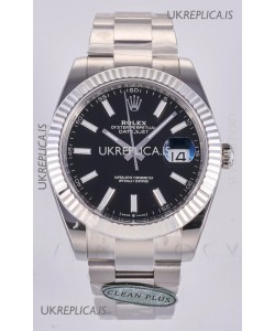 Datejust Super Clone 126334 Black Dial 41MM FREE SPRUNG MVMNT 3235 Watch 