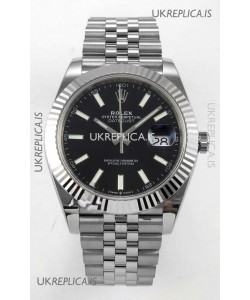Datejust Super Clone 126334 Black Dial 41MM FREE SPRUNG MVMNT 3235 Watch 