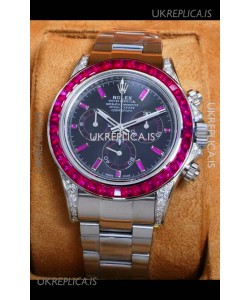 Rolex Daytona 126599 White Gold Red Dial Super Clone Watch 