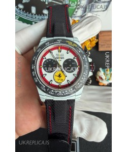 Rolex Daytona DiW Ferrari CarboQuartz Super Clone Watch 