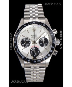 Rolex Daytona Paul Newman 37MM Cartier Edition Steel Dial Manual Wind Super Clone Watch 