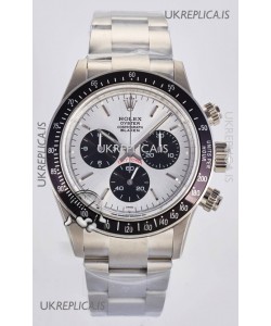 Rolex Daytona Paul Newman Steel Dial Custom Modded 4130 Mvnt Swiss Replica