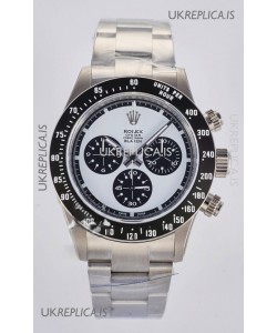 Rolex Daytona Paul Newman Blaken Blue Dial Custom Modded 4130 Mvnt Swiss Replica