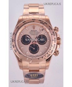 Rolex Daytona 126505 Rose Gold Dial Stick Markers FREE SPRUNG MVMT Super Clone Watch 
