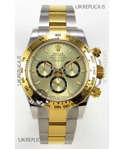 Rolex Daytona 126503 Two Tone Gold Dial FREE SPRUNG MVMT Super Clone Watch 