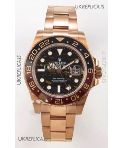 GMT Masters 126715CHNR Tiger Iron Dial Cal.3285 FREE SPRUNG MVMNT Super Clone 
